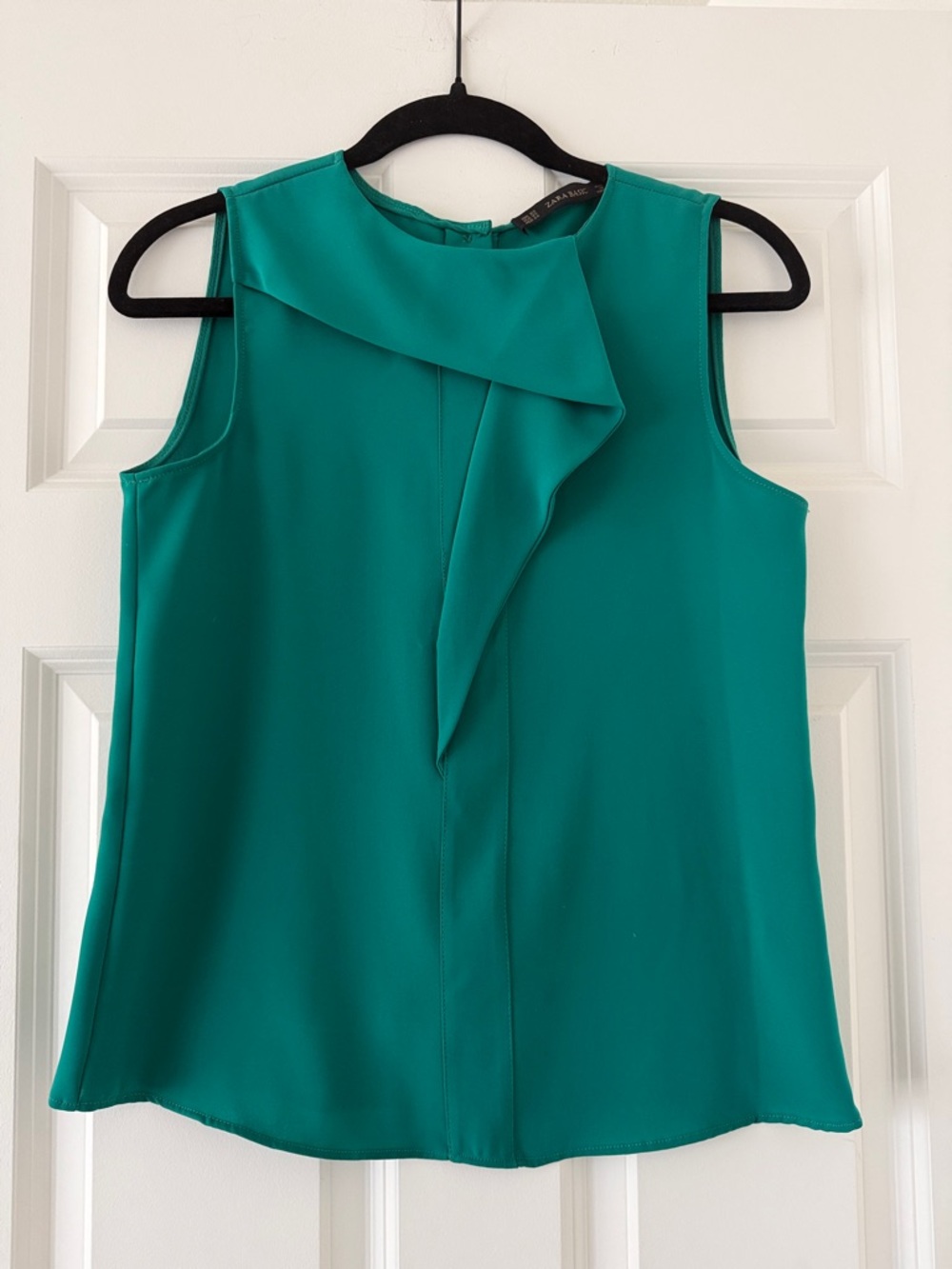 Zara Sleeveless Ruffle-Front Camisole